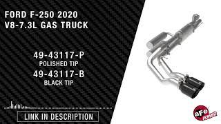 aFe POWER 2020 Ford F250/F350 Rebel Series Cat-Back Exhaust System