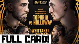 UFC 308 Predictions Topuria vs Holloway Full Card Betting Breakdown