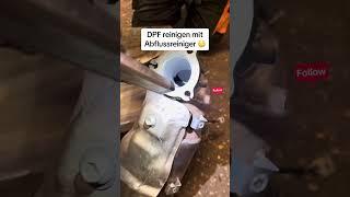 DPF Dieselpartikelfilter mit Rohrreiniger reinigen