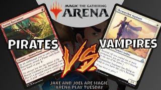 MTG Arena Janky Pirates vs Vampires! - Arena Play Tuesday - Jake and Joel are Magic