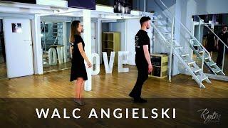 Walc Angielski - Podstawy - Lekcja Tańca || Studio Tańca Rytm - English Waltz tutorial in Polish