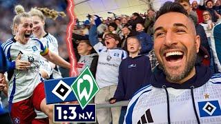 Der MOMENT als HSV-FRAUEN vor 57.000 Fans TREFFEN HSV vs. Werder Bremen Stadionvlog | Bardia Barati