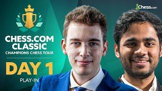 Chess.com Classic 2025 | Only Top 8 Join Magnus, Hikaru, & Gukesh! Play-In Stage