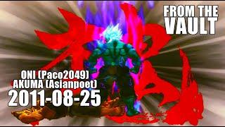 Street Fighter 4 - Oni (Paco2049) V Akuma (Asianpoet) 2011-08-25