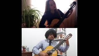 ELENA GOLOVINA and ROBERT MOURA classical guitar duo - Jean Sibelius Etude op. 76