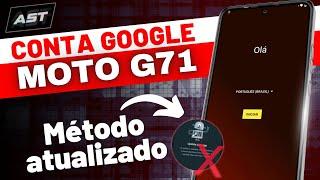 Sem YouTube - Remover Conta Google Moto G71 Sem PC Método Atualizado Desbloqueio Android