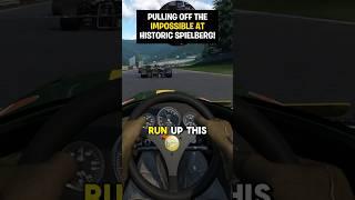 Pulling off the IMPOSSIBLE at Historic Spielberg! #simracing #gaming #shorts