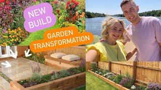 A VERY SUNNY WEEK️ PART 2 | NEW BUILD GARDEN TRANSFORMATION | Lily&Ashley