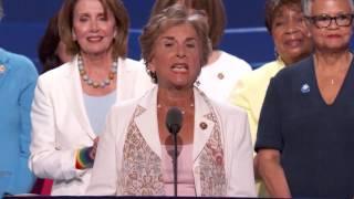 House Democratic Leader Nancy Pelosi at DNC 2016