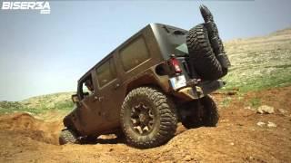 Lebanese Jeep Wrangler with 6.4 Hemi engine goes off-roading