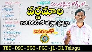 వర్ణమాల| #varnamala  |#dsctelugu |TET DSC JL DL | #competitiveexams |  @AyyagariLessons