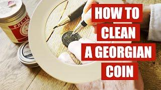 How to Clean Georgian Coins with the Composite Cleaning Pencil.