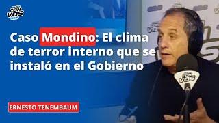 Ernesto Tenembaum habló sobre la salida de Diana Mondino de la cancillería