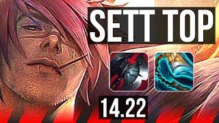 SETT vs TAHM KENCH (TOP) | 5/1/5 | KR Diamond | 14.22