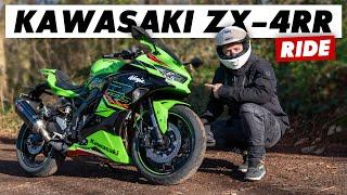 Riding The New 2024 Kawasaki ZX-4RR: Super Revvy Fun!