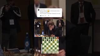 Когда Магнус жертвует фигуру на первом [!!!] ходу  #chess