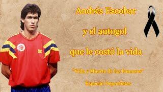 ANDRES ESCOBAR Y EL GOL EN CONTRA QUE LE COSTÓ LA VIDA. Copa Mundial de futbol 1994