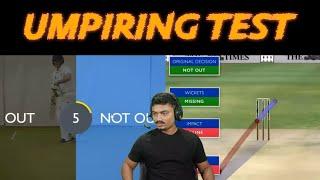 Online Umpiring Test || बिलकुल real Umpire जैसा लगा