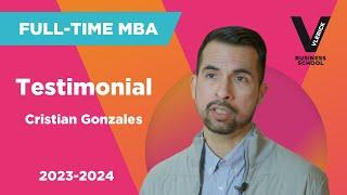 Vlerick Full-time MBA | Cristian Gonzales' Transformative Journey