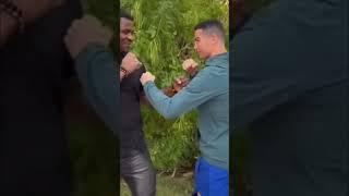 Cristiano Ronaldo vs Francis Ngannou Official Face Off #shorts