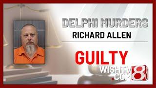 Richard Allen found GUILTY of murder in 2017 deaths of Libby & Abby