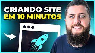 Aprenda a CRIAR UM SITE em 10 Minutos | Passo a Passo Fácil