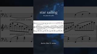 original composition for piano & cello - star sailing ft. serins #cello #piano #composer