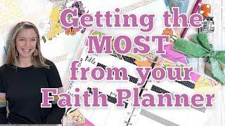 Getting the MOST from your Faith Planner || Faith Plan With Me || Illustrated Faith