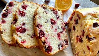 BEST EVER Cranberry Orange Bread