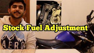 Yamaha YBR Stock Fuel Adjustment | How to get best fuel average | Carburetor Mixture.