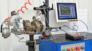 VNT Turbo Flow Bench GEOMET-2000 | Calibrating the variable geometry of VNT turbocharger | VTM Group