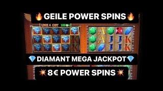 Lucky Pharao auf 8€  MEGA DIAMANTEN JACKPOT  Power Spins Merkur Magie Spielothek Casino Spielhalle