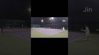 BTS JIN playing tennis  #kimseokjin #seokjin #jin #bts #btsjin #btsshorts #shorts