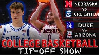 College Basketball Picks and Predictions Today | Duke vs Arizona | CBB Tip-Off Show 11/22