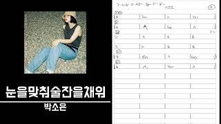 눈을맞춰술잔을채워-박소은  º 절대음감 코드카피 º Perfect pitch Chord copy º