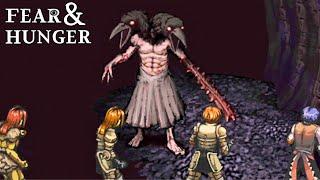 Double Headed Crow Mauler Boss Fight - Fear & Hunger