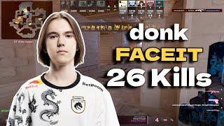 donk 26 Kills vs SkyWhyWalker (Anubis) FACEIT Ranked June 09, 2024 | CS2 POV