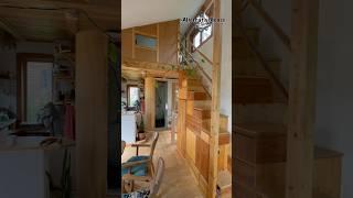 Off-Grid Tiny House Tour: Built from Recycled Materials with DIY Rainwater Filtration System