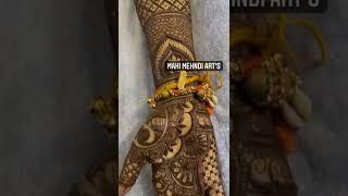 #very beautiful Bridle mehndi designs  by mahi art's mehndi