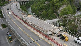 Sedrina, “sollevato” il viadotto 18 aprile 2024