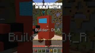 I FOUND SOMETHING SHOCKING IN MINECRAFT BUILD BATTLE