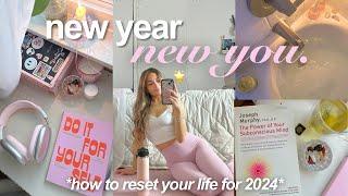 NEW YEAR RESET 2024  healthy habits, cleaning, & new year prep