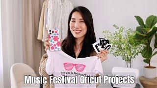 Music Festival Inspired Cricut Projects Using Joy Xtra | Chris Han