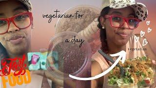 Vegetarian FAST FOOD OPTIONS | Come Eat The World W/ Me | JustBeingC’Aira