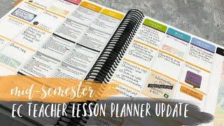 MID-SEMESTER UPDATE | ft. erin condren teacher lesson planner | tattooed teacher plans