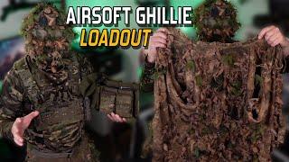 My Ultimate Airsoft Ghillie Sniper LOADOUT Of 2024