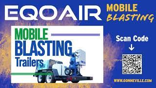 EqoAir Mobile Blasting Trailers | ALL-IN-ONE Vapor Abrasive Blasting Machine | LESS DUST, LESS MESS