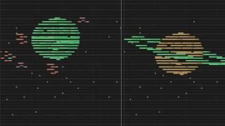 MIDI art - outer space