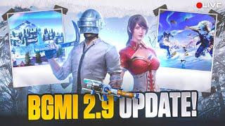 BGMI NEW UPDATE 2.9 | BGMI LIVE | WITH CONQUEST