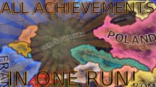 ALL Germany Achievements in ONE RUN